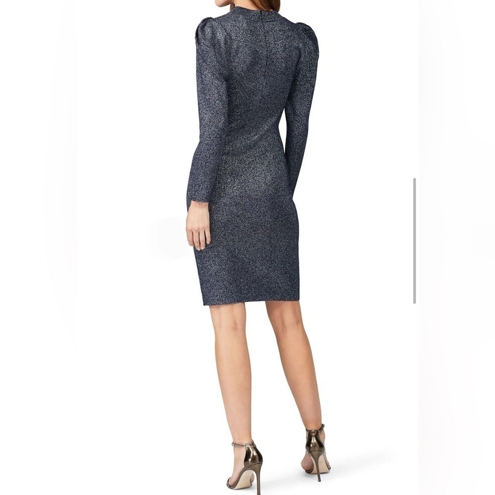 Sachin & Babi Amelie Metallic Navy Blue Knit Sweater Dress Women’s Size Small - Picture 3 of 14